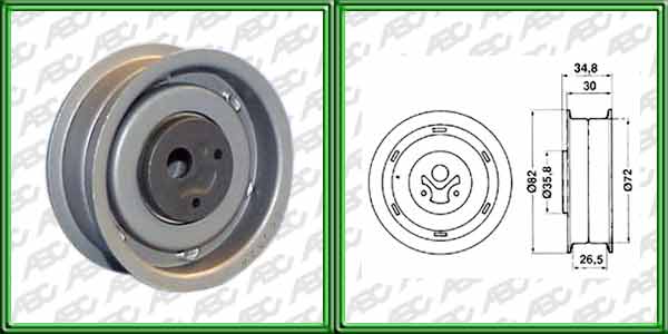 TENSORES DE CORREAS SEGMENTO LIVIANO VOLKSWAGEN CADDY MOTOR 1.6 D. AplicaciÃ³n: MOTOR. UbicaciÃ³n: TENSOR DE CORREA . nÂº de parte: 058109243 B // VOLKSWAGEN GACEL MOTOR 1.6 D. POLEA MÃVIL. AplicaciÃ³n: MOTOR. UbicaciÃ³n: TENSOR DE CORREA. nÂº de parte: