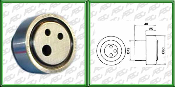 TENSOR DE CORREA  ALFA ROMEO 164 Motor 2.0 4 cil.. desde 1987 hasta 1992 // FIAT REGATTA Mod. 2000 motor Lancia. polea movil // TEMPRA    Motor 1.8 N. polea movil. desde 1990. correa 139 dientes // TIPO  Motor 1.6 N DOHC Motor 1.8ie 160AM. correa 14 2 die
