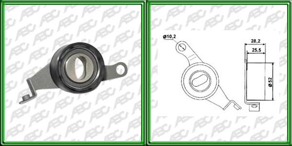 TENSORES DE CORREAS SEGMENTO LIVIANO FORD COURIER MOTOR 1.8 D D18. DESDE 11/95 > 01/97. AplicaciÃ³n: MOTOR. UbicaciÃ³n: TENSOR DE CORREA . nÂº de parte: 6988203 // FORD ESCORT MOTOR 1.8 D/TD D18. POLEA MÃVIL. DESDE 1995 > 1997. AplicaciÃ³n: MOTOR. Ubica