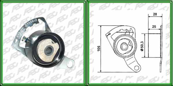 TENSOR DISTIB ESCORT  97/-- DIESEL MOVIL litens