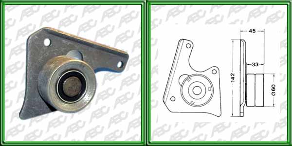 TENSORES DE CORREAS SEGMENTO LIVIANO PEUGEOT 205 MOTOR 1.8 D Y 1.9 D/TD. POLEA FIJA. DESDE 01/94. AplicaciÃ³n: MOTOR. UbicaciÃ³n: TENSOR DE CORREA . nÂº de parte: 9617541380 // PEUGEOT 306 MOTOR 1.8 XUD7 Y 1.9 XUD9 D/TD. DESDE 01/94. AplicaciÃ³n: MOTOR.