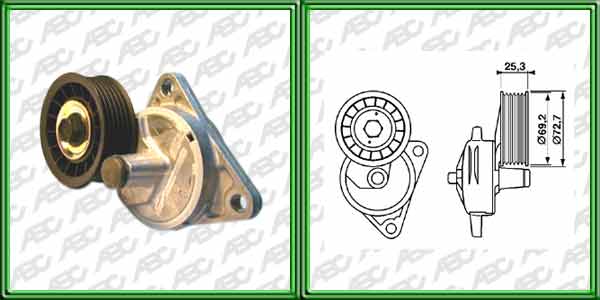 TENSORES DE CORREAS SEGMENTO LIVIANO FORD ESCAPE MOTOR 2.0. AplicaciÃ³n: MOTOR. UbicaciÃ³n: TENSOR DE CORREA POLY-V . nÂº de parte: 1088100 / 1089679 / 96FF19A216AF // FORD FOCUS MOTOR 1.6 16V ZH16. 1.8 16V. ZH18 Y 2.0 16V ZH20 ZETEC. AplicaciÃ³n: MOTOR .