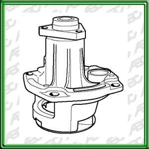 BOMBAS DE AGUA SEGMENTO LIVIANO ALFA ROMEO 145. 146 1.3CC. 1.6CC. 1.7CC. AplicaciÃ³n: MOTOR. UbicaciÃ³n: BOMBA DE AGUA