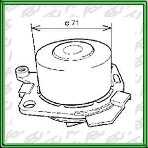 BOMBAS DE AGUA SEGMENTO LIVIANO FIAT BRAVO. BRAVA. MAREA 1.8 16V. AplicaciÃ³n: MOTOR. UbicaciÃ³n: BOMBA DE AGUA