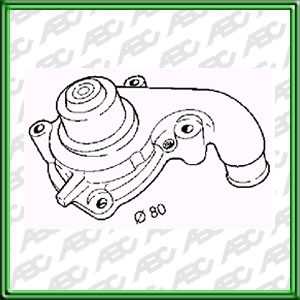 BOMBAS DE AGUA SEGMENTO LIVIANO FORD FIESTA 1.8 TD. ESCORT 1.8 TD . AplicaciÃ³n: MOTOR. UbicaciÃ³n: BOMBA DE AGUA