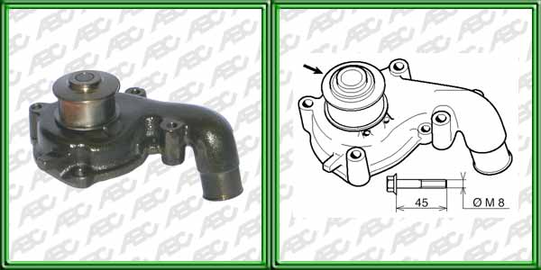 BBA AGUA ESCORT FIESTA 1.8 D DIESEL MOTOR ENDURA = HD 2644