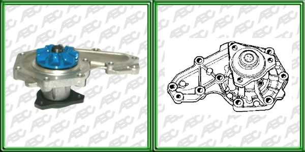 BOMBAS DE AGUA SEGMENTO LIVIANO RENAULT 19 1.9 D. 1.7. 1.8I. 16V. CLIO 1.9 D. EXPRESS 1.9 D. AplicaciÃ³n: MOTOR. UbicaciÃ³n: BOMBA DE AGUA