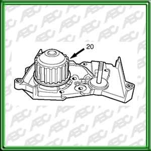 BOMBAS DE AGUA SEGMENTO LIVIANO RENAULT CLIO 1.4. 1.6 16V. MEGANE 1.6 16V. LAGUNA 1.6/1.8 16V . MOTOR K4M. . AplicaciÃ³n: MOTOR. UbicaciÃ³n: BOMBA DE AGUA // RENAULT LOGAN / SANDERO 1.6 16V K4. AplicaciÃ³n: MOTOR. UbicaciÃ³n: BOMBA DE AGUA