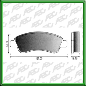 PASTILLAS DE FRENO CITROEN XSARA 1.6 16V AÃO: 00Â» POSICION: DELANTERO SISTEMA: BOSCH // CITROEN XSARA 2.0 HDi AÃO: 00Â» POSICION: DELANTERO SISTEMA: BOSCH // CITROEN XSARA COUPE 1.6 16V AÃO: 00Â» POSICION: DELANTERO SISTEMA: BOSCH /// PEUGEOT 307 1.6
