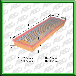 Filtro de AIRE - MERCEDES-BENZ (DAIMLER AG)