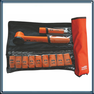 SET 11  HERRAMIENTAS AISLADAS P/1000V:  / DETALLE : 9 BOCALLAVES AISLADOS ENCASTRE 1/2. MEDIDAS 11.12.13.14.15.16.17.18.19MM - 1 BARRA DE EXTENSION  AISLADO 1000 V  CON CUADRADO CONDUCTOR DE 1/2. L = 125MM - CRIQUE  AISLADO 1000 V CON CUADRADO CONDUCTOR D