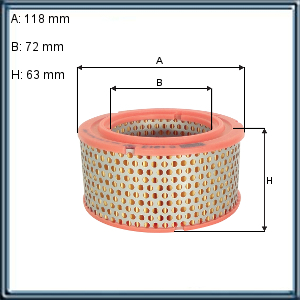 FILTRO DE AIRE PARA COMPRESORES