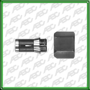 PINZA DESUJECION Para las maquinas 1215 / 7252.103. ? 1/4 pulg. Acoplar con puntas montadas. fresas y puntas de filtro. Tuerca incluida. Unidad de embalaje: 1