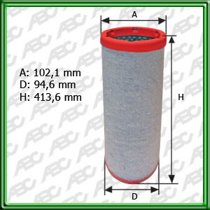 Filtro de ELEMENTO DE SEGURIDAD - AGRALE-DEUTZ - IVECO - AGRALE-DEUTZ - IVECO