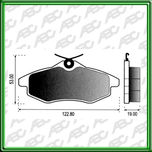 PASTILLA DE FRENO CITROEN C3 1.1i (68HP) AÃO: 02Â» POSICION: DELANTERO / CITROEN C3 1.4i (68HP) AÃO: 02Â» POSICION: DELANTERO / CITROEN C3 1.4 HDi (68HP) AÃO: 02Â» POSICION: DELANTERO