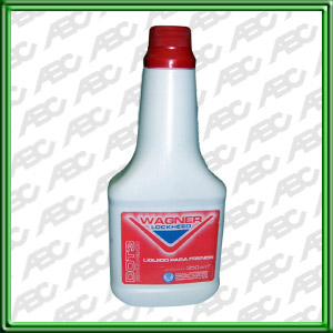 LIQUIDO DE FRENO DOT 3 - Contenido x envase: 350 cc - Unidad de embalaje: 24 envases x caja - SEGUN NORMA IRAM-AITA 6H2-6H3-SAE J 1703