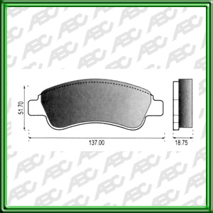 PASTILLAS DE FRENO CITROEN XSARA 2.0 HDi AÃO: 00Â» POSICION: DELANTERO SISTEMA: BOSCH // CITROEN XSARA COUPE 1.6 16V AÃO: 00Â» POSICION: DELANTERO SISTEMA: BOSCH /// PEUGEOT 307 2.0 HDi AÃO: 01Â» POSICION: DELANTERO SISTEMA: BOSCH // PEUGEOT 307 1.6 AÃ