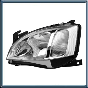 OPTICA LINEA AUTO GENERAL MOTORS CORSA II (02/08)  IZQUIERDO - MAYOR ILUMINACION POR DOBLE REFLECTOR. VERSION GIRO RAYADO. LENTE DE POLICARBONATO DE ALTA RESISTENCIA. REGULACION  MANUAL.  ( CAJA X 4 UNID.)