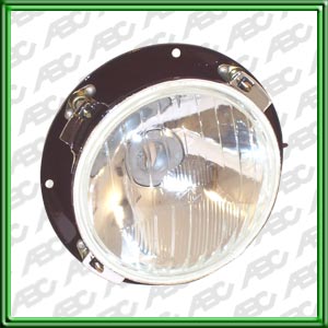 OPTICA LINEA BUSES - CAMIONES - COLECTIVOS METAL SUR CON RETEN PARA LUZ ALTA. CAJA POR 6 UNID.