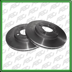 DISCO DE FRENO DELANTEROS DE 256MM DE 4 AGUJEROS VENTILADO SIN MASA PARA FORD GALAXY