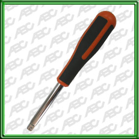 BARRA DE EXTENSION C/MANGO PLASTICO 1/4. Cuadro de encastre macho 1/4. // LARGO: 150 mm