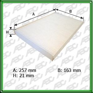 FILTRO DE FILTRO PARA CABINA - FIAT