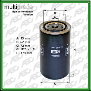 Filtro de COMBUSTIBLE - FORD - IVECO