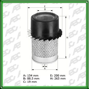 Filtro de AIRE - JOHN DEERE - MASSEY-FERGUSON TRAKTOREN