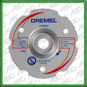 DISCO DE CORTE MULTIUSO CON CENTRO DEPRIMIDO PARA CORTES AL RAS.