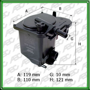Filtro de COMBUSTIBLE - CITROEN - PEUGEOT