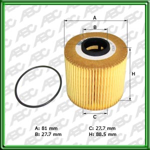 Filtro de ACEITE - BMW