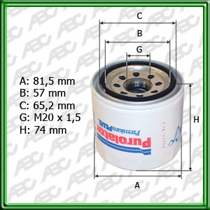 FILTRO DE ACEITE GM LUV NAFTERA: HONDA ACCORD. CIVIC. CR-V. PRELUDE: HYUNDAI ACCENT. ELANTRA. EXCEL. TRAJET. SONATA. SANTA FÃ. TUCSON. PONY. MATRIX: ISUZU RODEO. TROOPER: MAZDA 323. B2200 DIESEL: MITHSUBISHI LANCER. SIGMA. COLT. MONTERO - EQUIVALENCIA: -