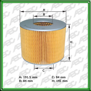 Filtro de AIRE - TOYOTA INDUSTRIAL EQUIPMENT - DAIHATSU - TOYOTA