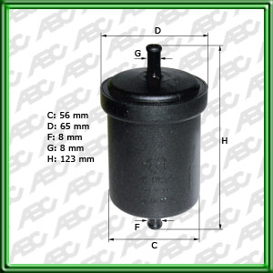 Filtro de COMBUSTIBLE - FIAT - NISSAN