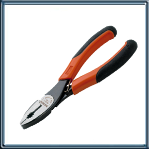 PINZA  UNIVERSAL ERGO. LARGO: 160MM. ACABADO: FOSFATADOS. TRATAMIENTO ANTI-CORROSI?N. MATERIAL: ACERO CROMO VANADIO. CON MANGO ERGO EN UNA COMBINACI?N DE DOS MATERIALES. SUPERFICIE TERMOPL?STICA SOBRE UN N?CLEO TENAZ DE POLIPROPILENO. LO QUE PERMITE UN ME