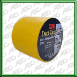 CINTAS DUCT-TAPE AMARILLO 48MMX9MT