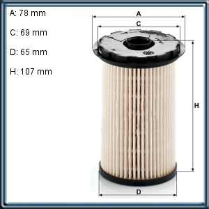 FILT COMBUSTIBLE - FOCUS II DIESEL  1352443