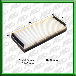 Filtro de FILTRO PARA CABINA - MERCEDES-BENZ (DAIMLER AG)