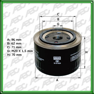 Filtro de ACEITE - CLARK EQUIPMENT - RENAULT