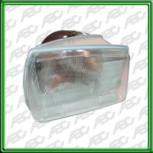 OPTICA LINEA AUTO PEUGEOT 504 SR 87 -> 91 DERECHO - Faro asimetrico con luz de posicion. Para lamparas P45T. Caja x 4 unid.