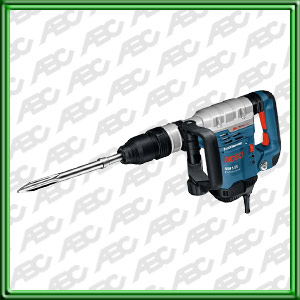 MARTILLO DEMOLEDOR 1100 W / PERCUSION (GPM) 1300-3000 / FUERZA DE IMPACTO: 2-12 J / ENCASTRE: SDS MAX / PESO 5.5 KG / MODELO: GSH 5 E