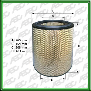 Filtro de AIRE - MOTOR INTERNATIONAL - DIMEX - INTERNATIONAL - MERCEDES-BENZ (DAIMLER AG)