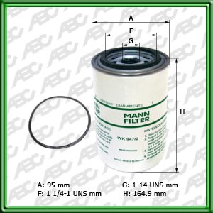 Filtro de COMBUSTIBLE Primario - Secundario - BOMAG - CASE - CUMMINS - DON ROQUE - EL DETALLE - FORD - JOHN DEERE - KALMAR / KALMAR LMV - LIEBHERR - MASSEY FERGUSON  - PAUNY ZANELLO - VOLKSWAGEN - ZANELLO