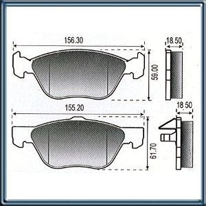 PASTILLA DE FRENO FIAT PALIO LINEA 1.4T-JET/LINEA 1.9/ PALIO WEEKEND ADVENTURE LOCKER 1.8/ PUNTO 1.4 T-JET (2009>10)