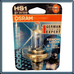 LAMPARA HALOGENA PARA MOTO 12V - HS1 - COOL BLUE