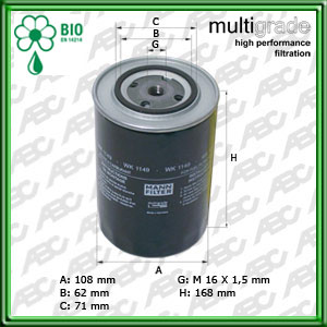 Filtro de COMBUSTIBLE - IVECO