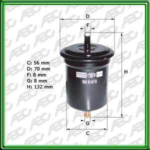 Filtro de COMBUSTIBLE - DAIHATSU