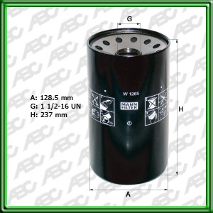 Filtro de HIDRÃUILICO PRESIÃN / SUCCIÃN / LEVANTE - AGCO - MASSEY-FERGUSON TRAKTOREN