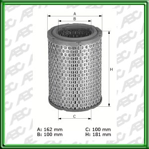 Filtro de AIRE - FIAT - PEUGEOT - TATA MOTORS