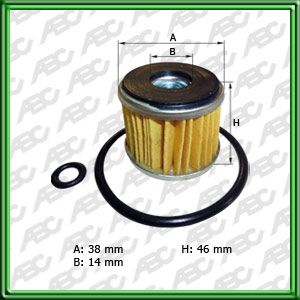 FILTRO DE ACEITE PARA MOTOS YAMAHA EQUIVALENCIA MANN MH 40/3X (UE60)